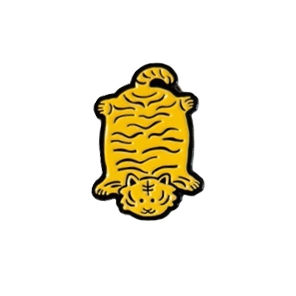 【ピンズ】虎イラスト【ピンバッジ】