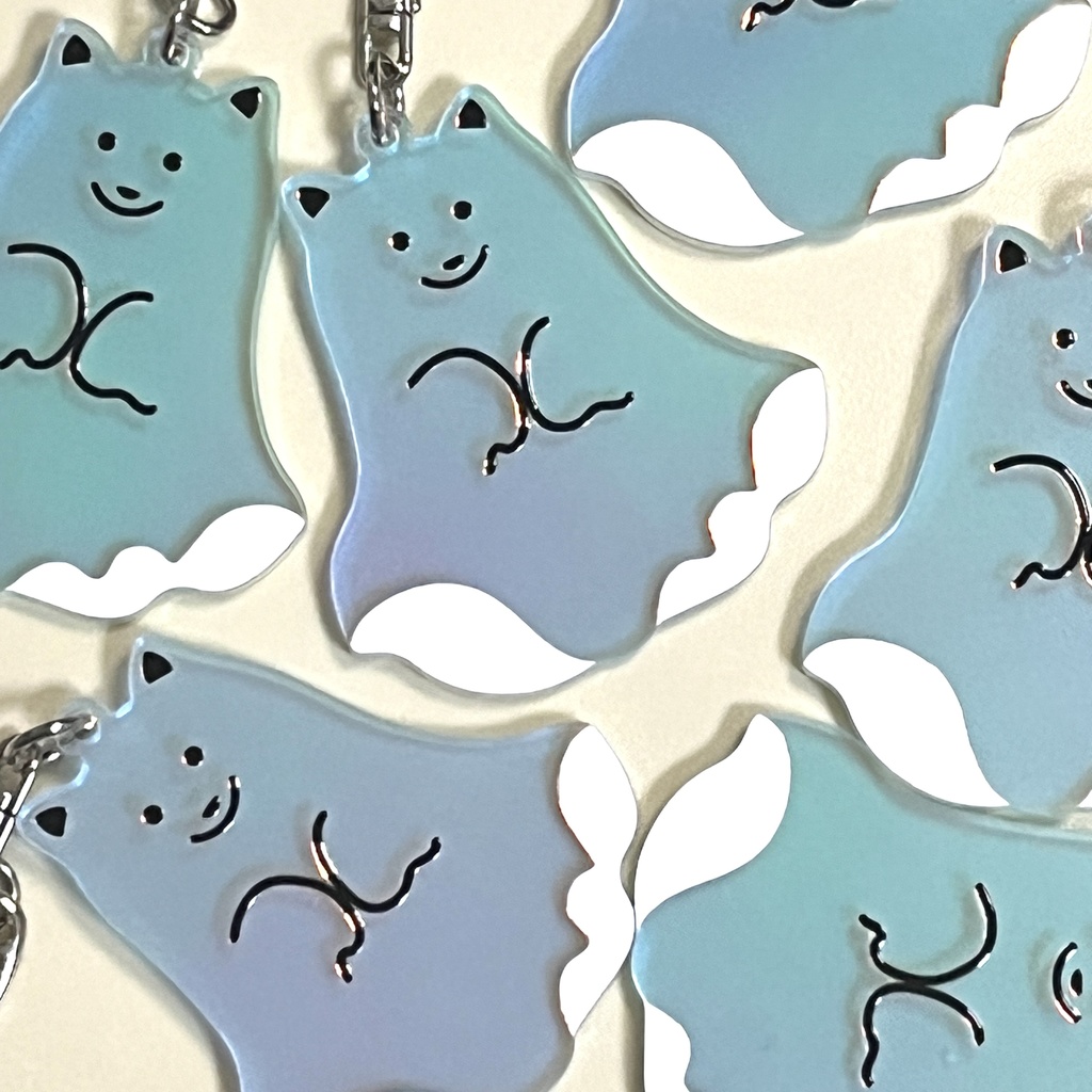 【アクリル】おばけWAN!SAN【キーチェーン】