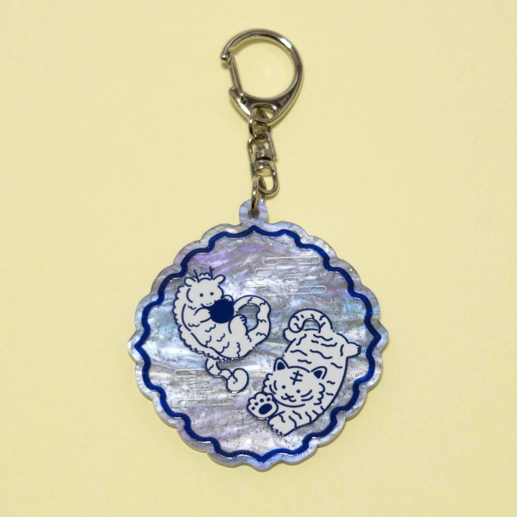 【龍虎】Tiger & Dragon 【キーチェーン】