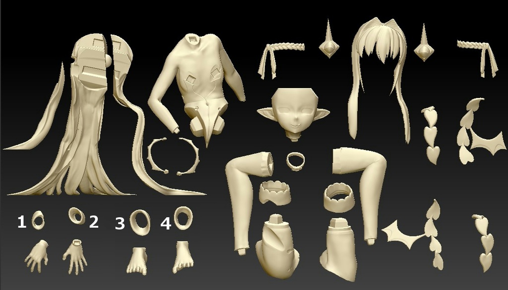 悪魔コスミカミフィギュア