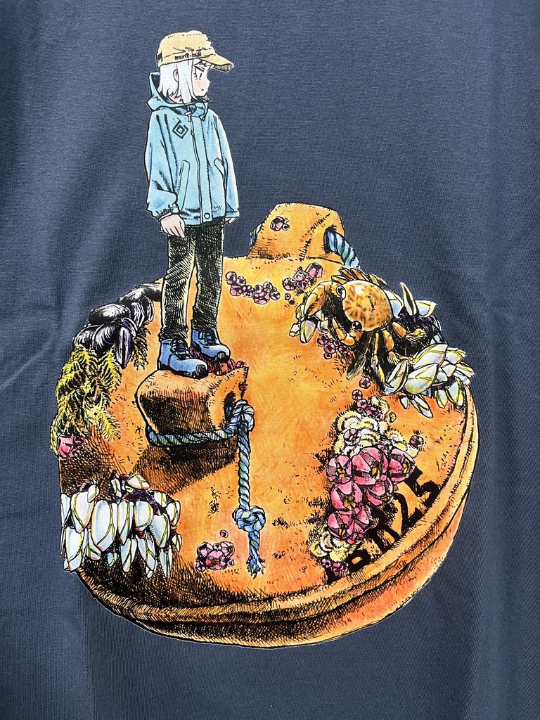 オキナガレガニ フルグラフィックTシャツ