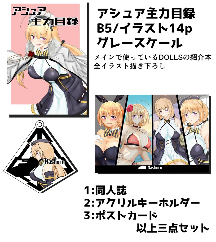 アシュア主力目録冬コミセット