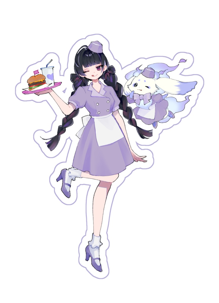 メロちょまダイナー風アクリルスタンド