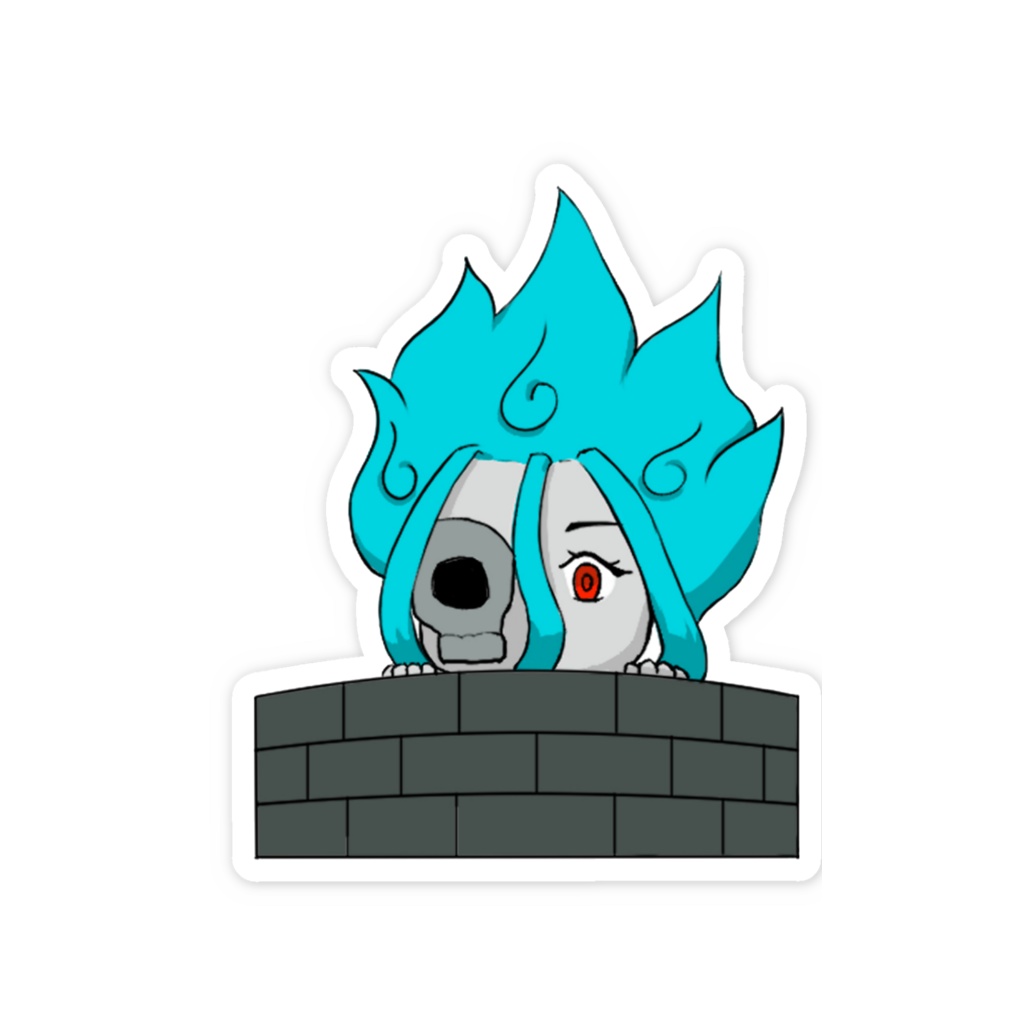 ひょっこりステッカー