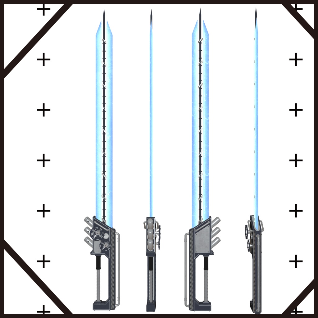 オリジナル3Dモデル 「残火 zanka」 3色バリエーション