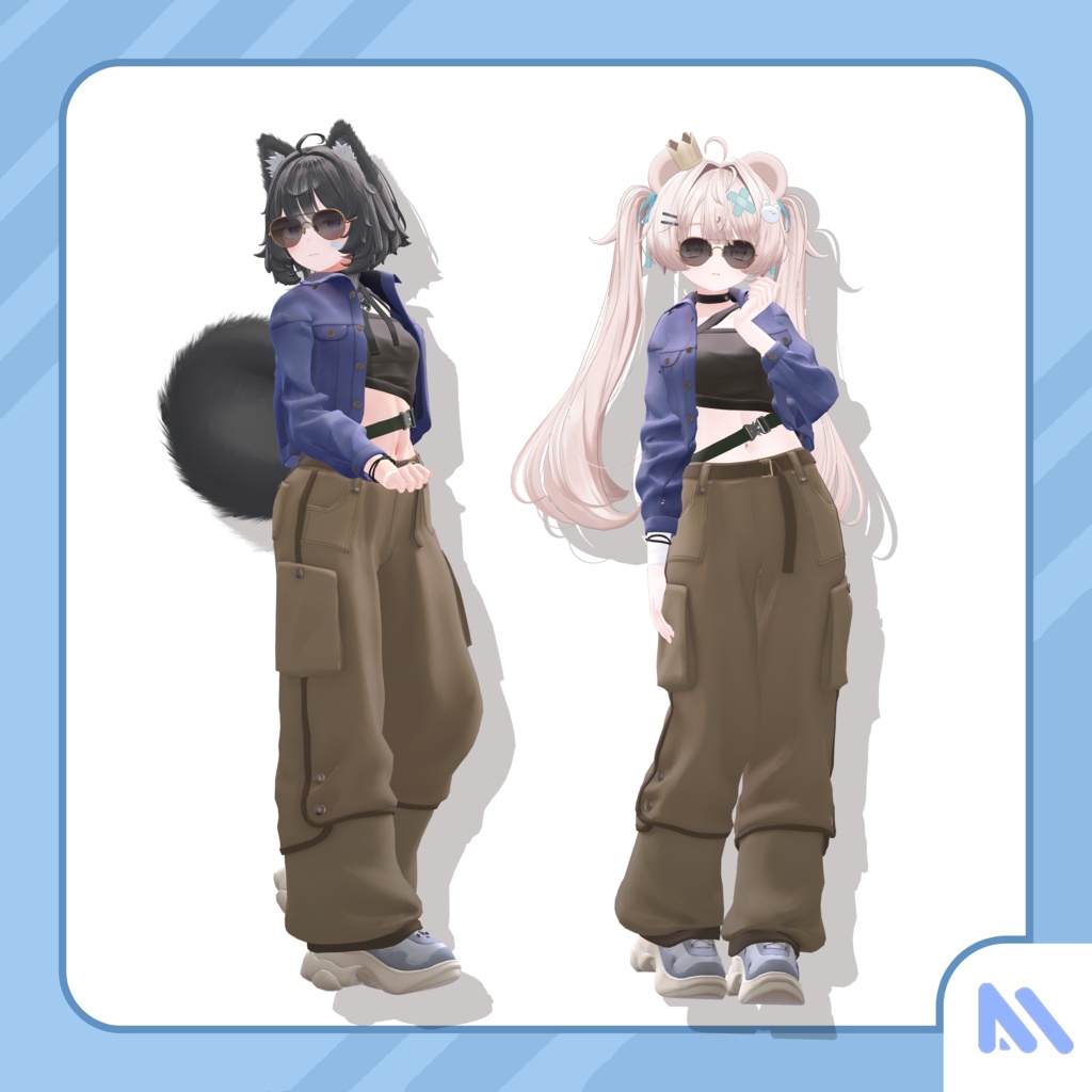 【12アバター対応】「 Pop Trip 」オリジナル3Dモデル