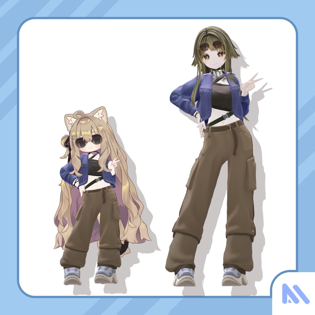 【12アバター対応】「 Pop Trip 」オリジナル3Dモデル