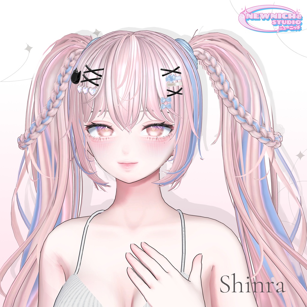 Mofi Twin Hair / モフィ ツインテール