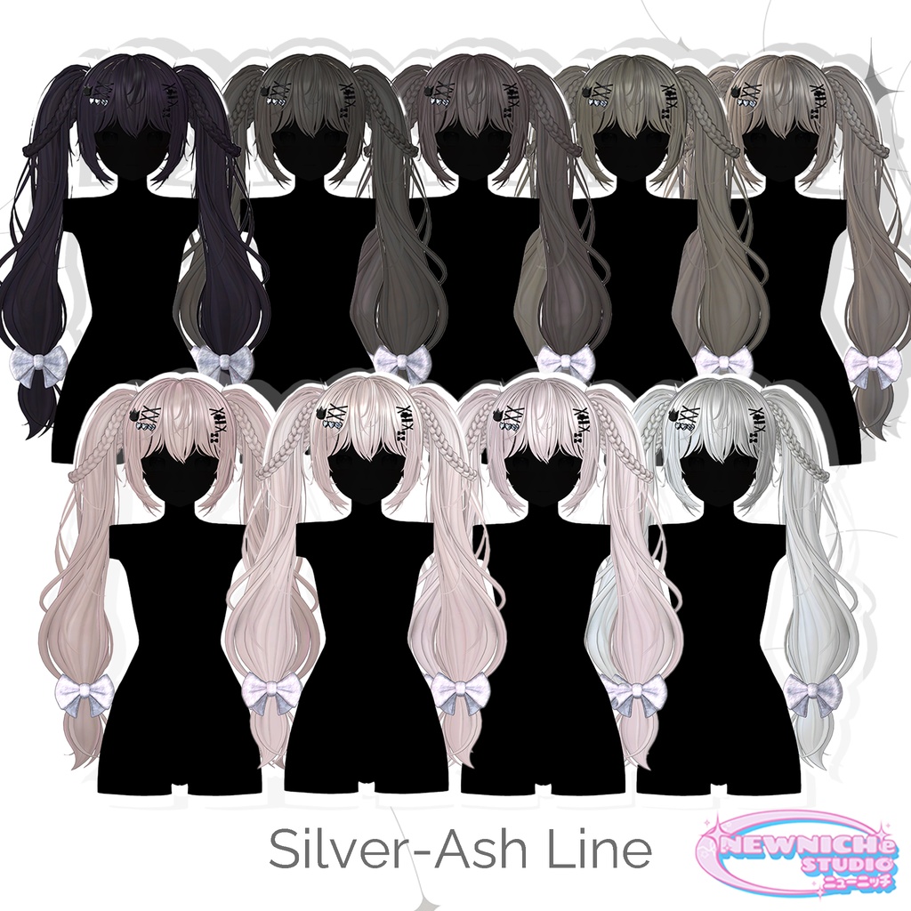 Mofi Twin Hair / モフィ ツインテール