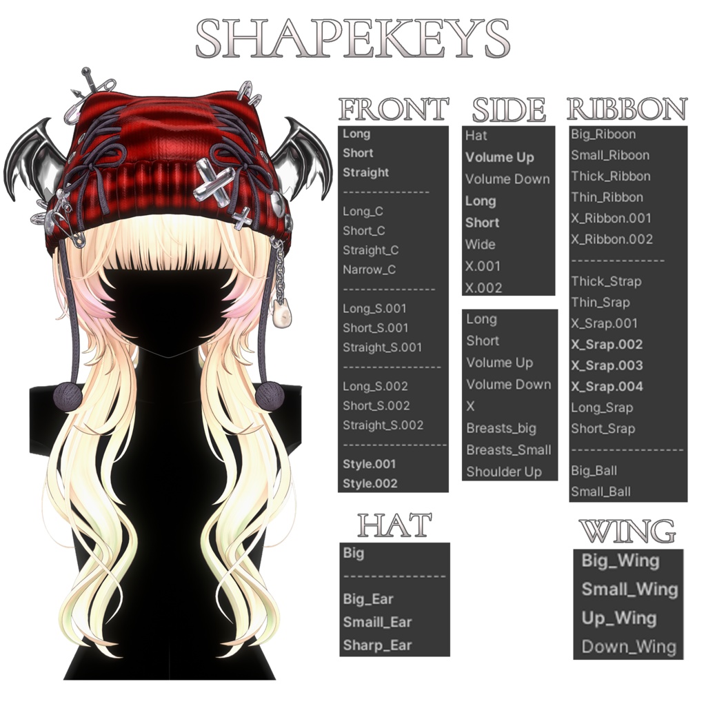 【10 avatars】 Riko Tail Bob / リコのテールボブ