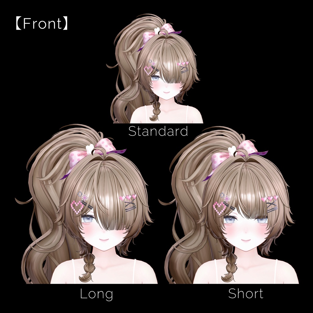【15 avatars】 Fuwa Ponytail / ふわ ポニーテール