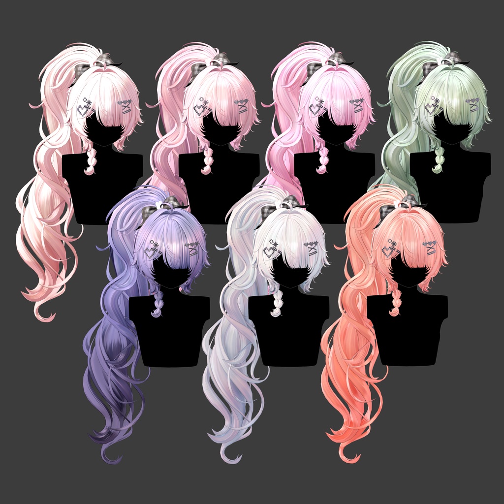 【15 avatars】 Fuwa Ponytail / ふわ ポニーテール