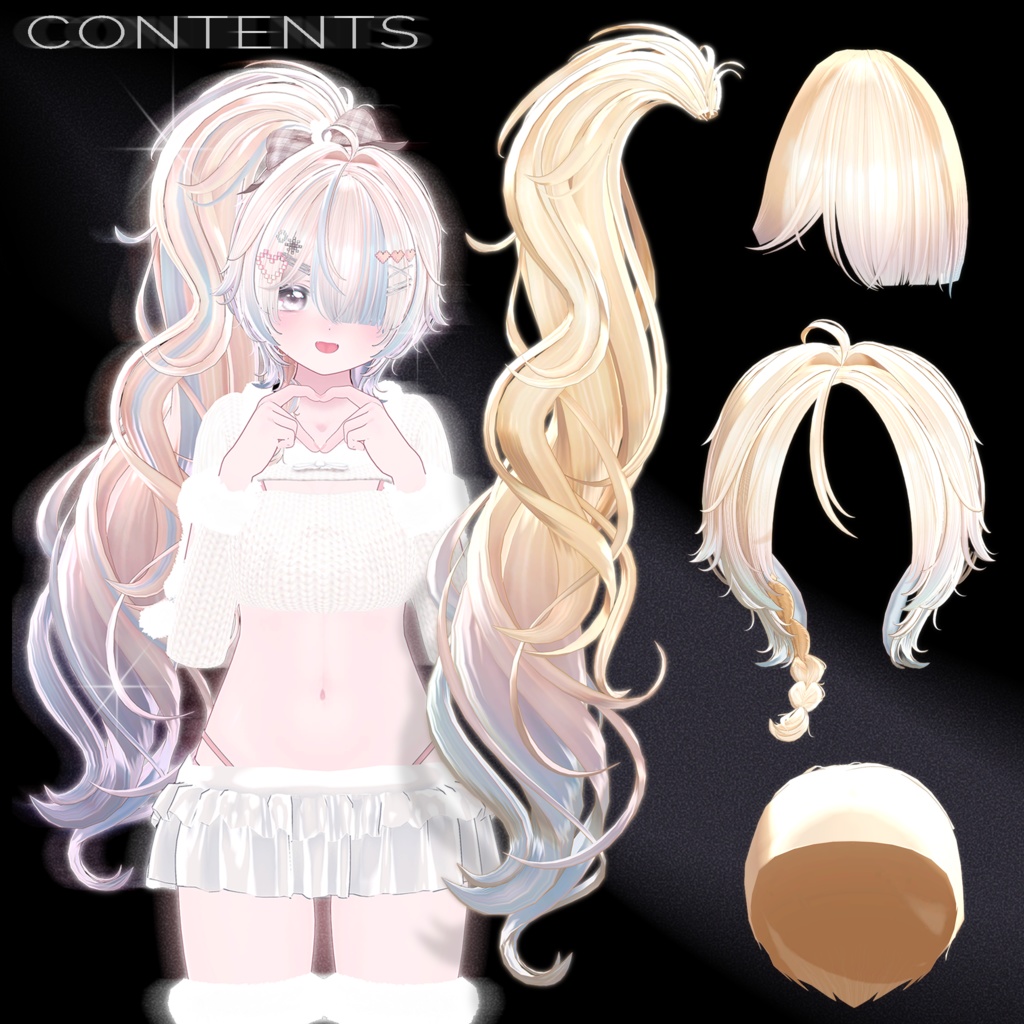 【SALE】 Fuwa Ponytail / ふわ ポニーテール