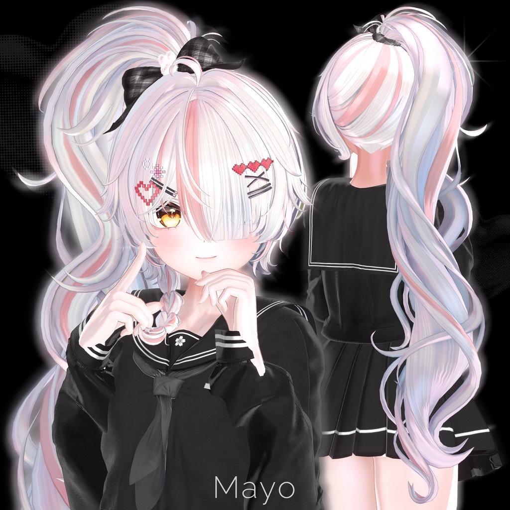 【15 avatars】 Fuwa Ponytail / ふわ ポニーテール