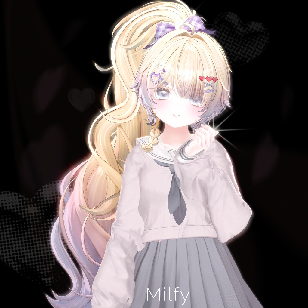 【15 avatars】 Fuwa Ponytail / ふわ ポニーテール