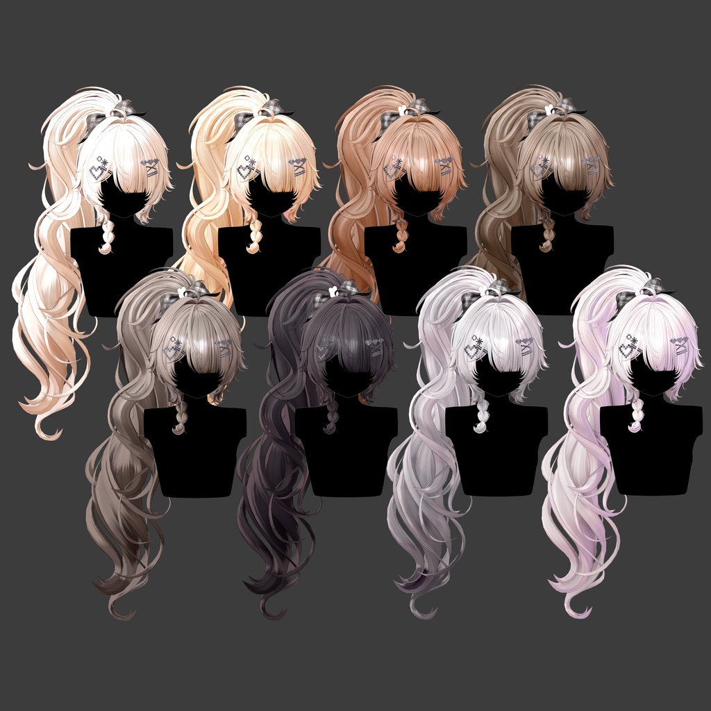 【15 avatars】 Fuwa Ponytail / ふわ ポニーテール