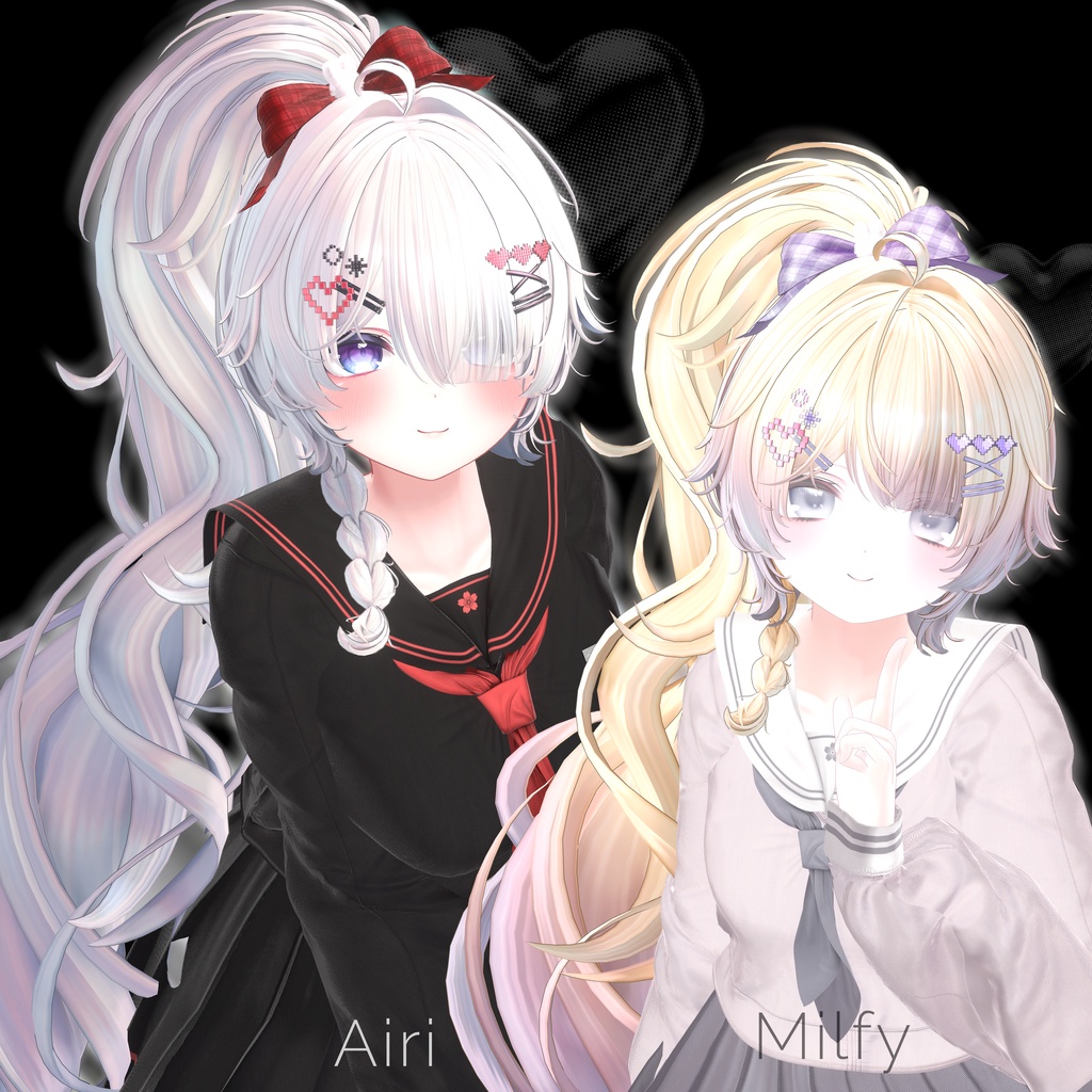 【15 avatars】 Fuwa Ponytail / ふわ ポニーテール