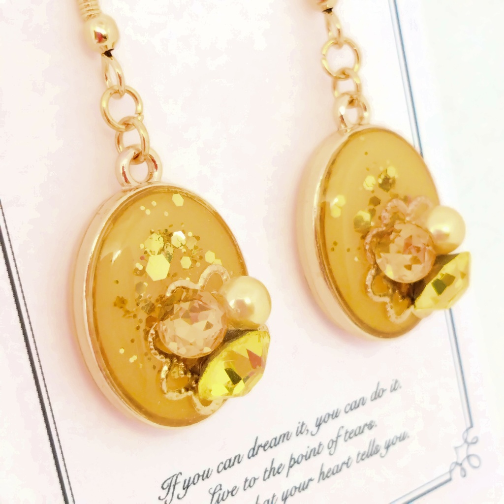 魔法少女まどか☆マギカ ソウルジェム 巴マミ ピアス イヤリング アクセサリー