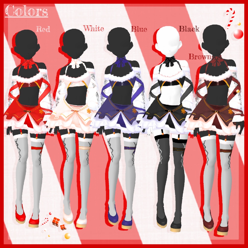 【無料】プレゼントモチーフサンタドレス