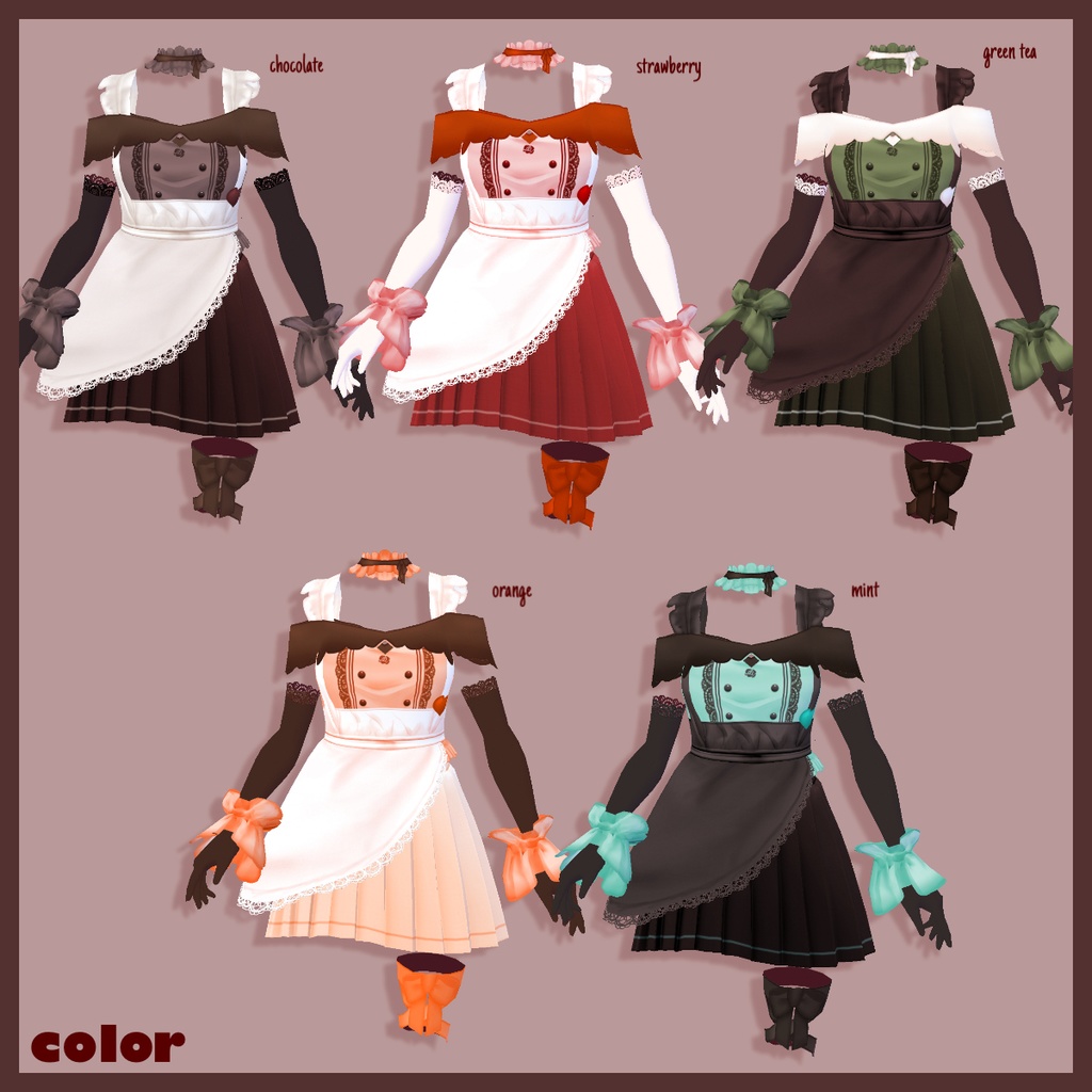 【無料】チョコメルトドレス