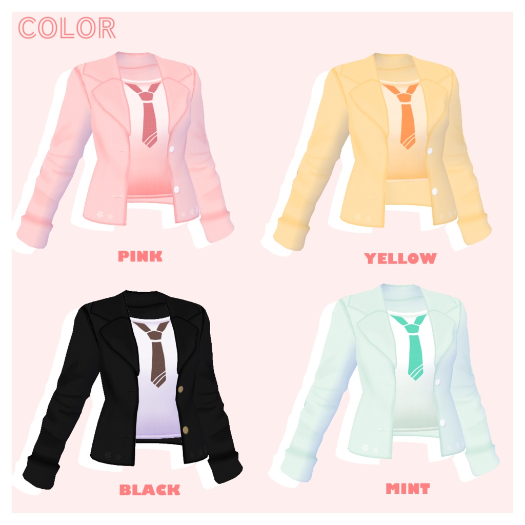 【無料】春色さくらジャケットセット