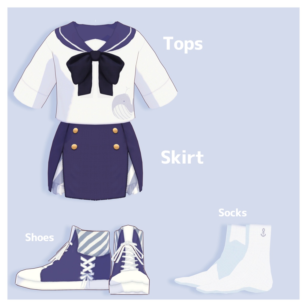 【無料版あり】くじらセーラー