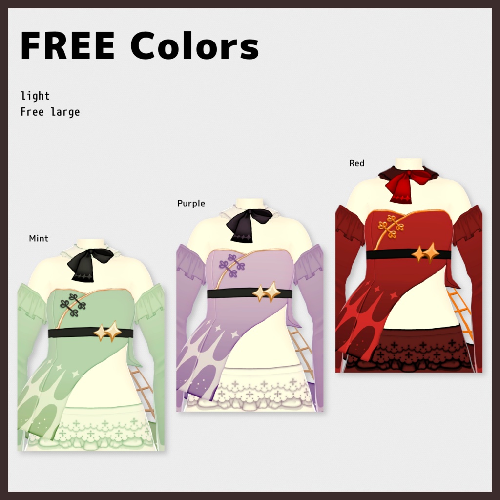 【無料版有】ポップダイヤキョンシー【VRoid】