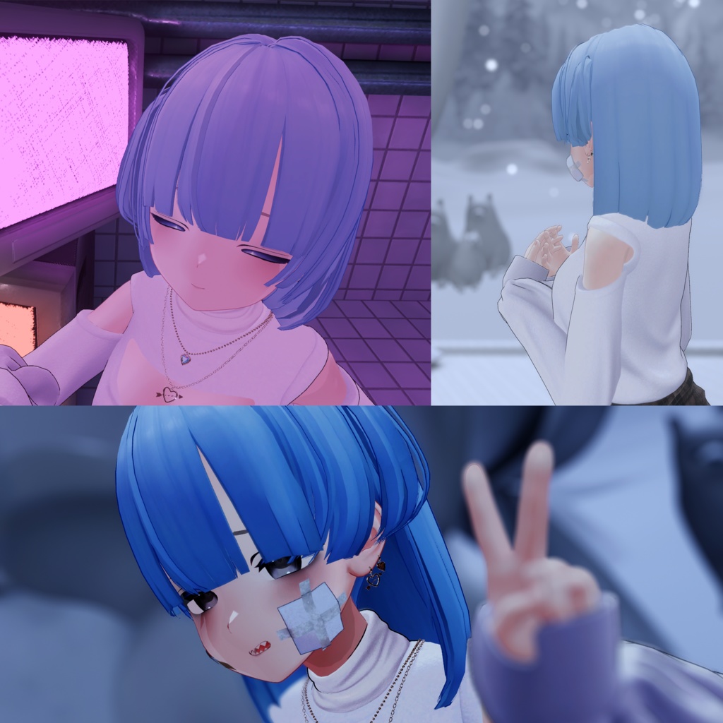 【3アバター対応】Wonder Bob Twin : #omacharosVRC