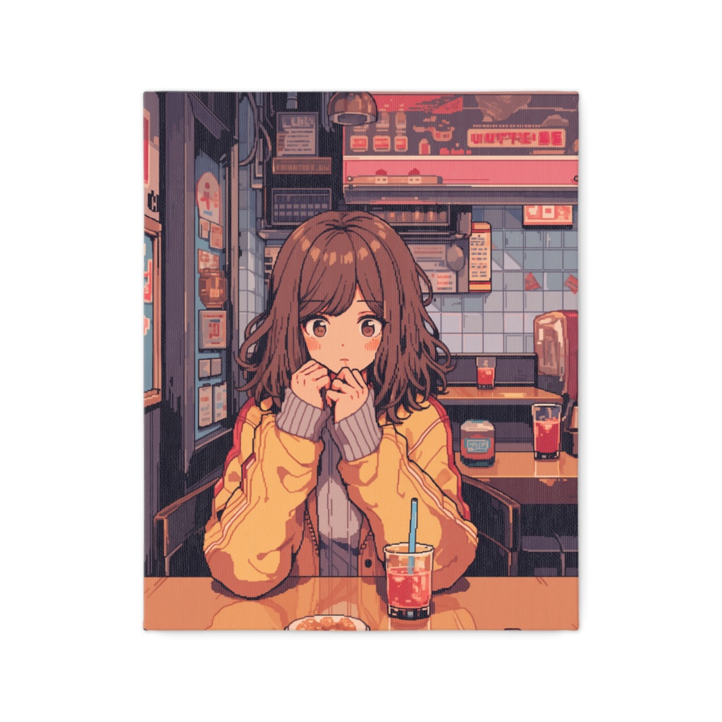 カフェにて。