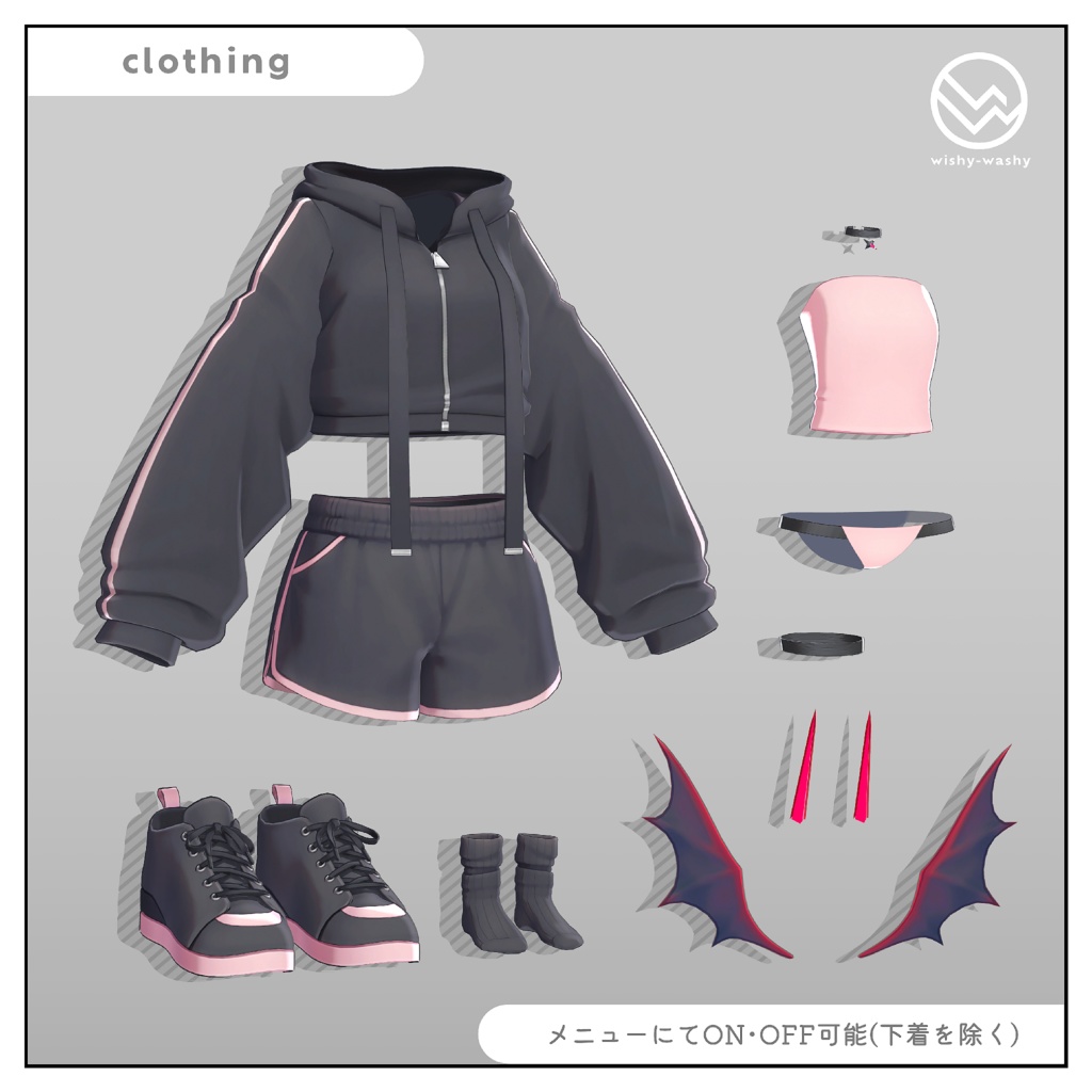 オリジナル3Dモデル「ベルナ」