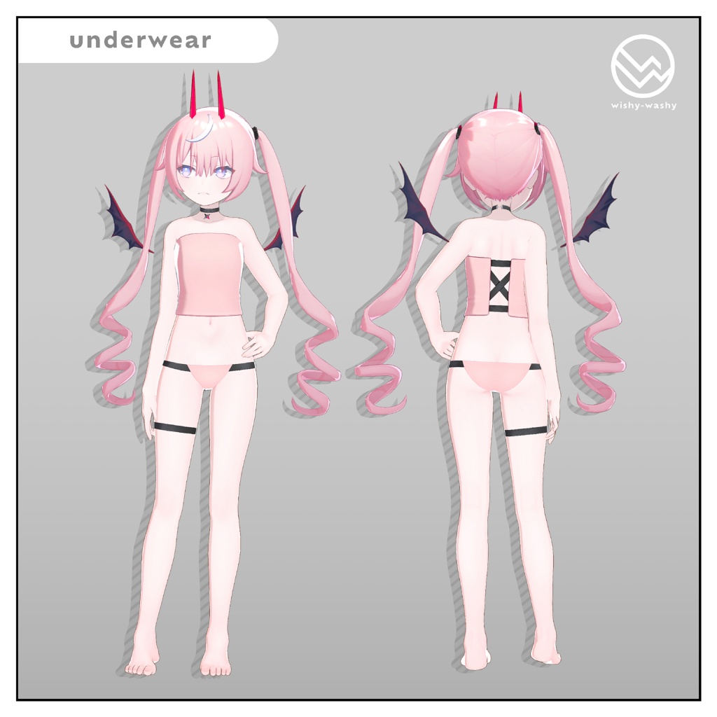 オリジナル3Dモデル「ベルナ」