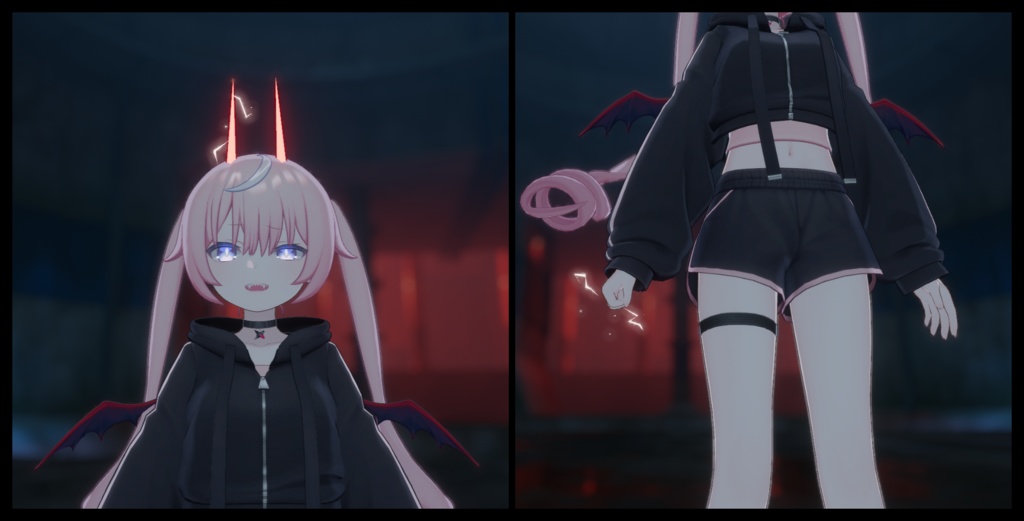 オリジナル3Dモデル「ベルナ」