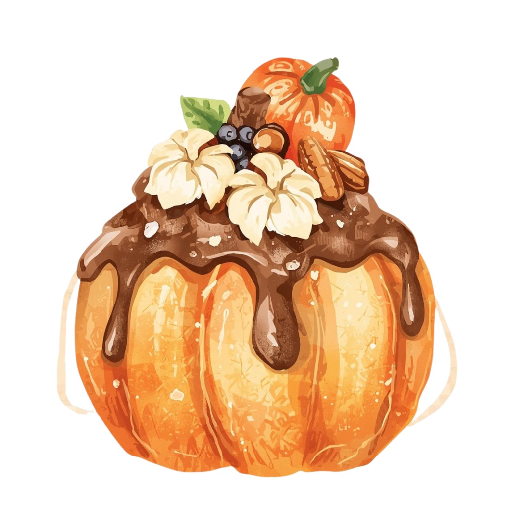 【PNG素材】大人可愛いハロウィンクリップアートセット(全8種/水彩スタイル/背景透過)