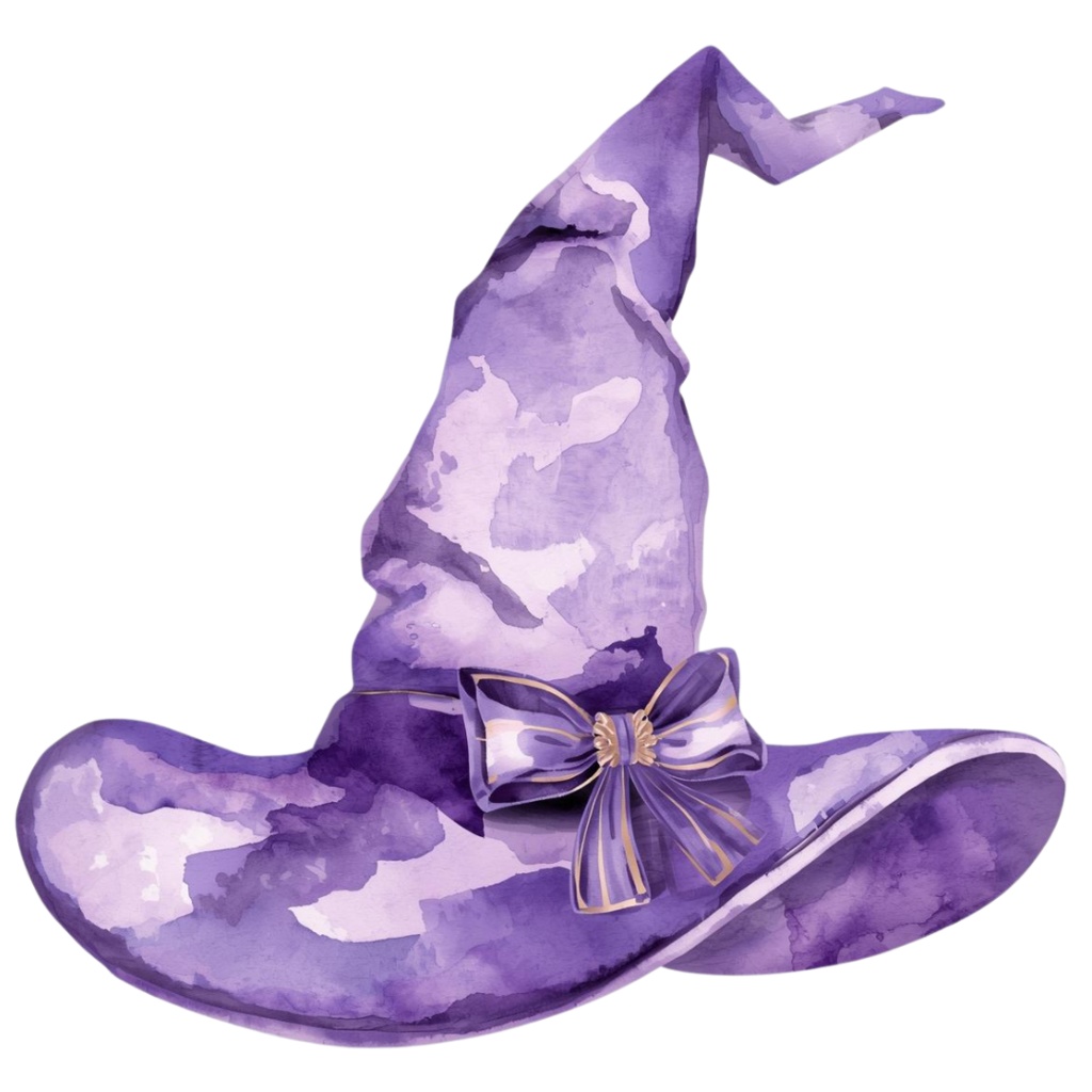 【PNG素材】大人可愛いハロウィンクリップアートセット(全8種/水彩スタイル/背景透過)