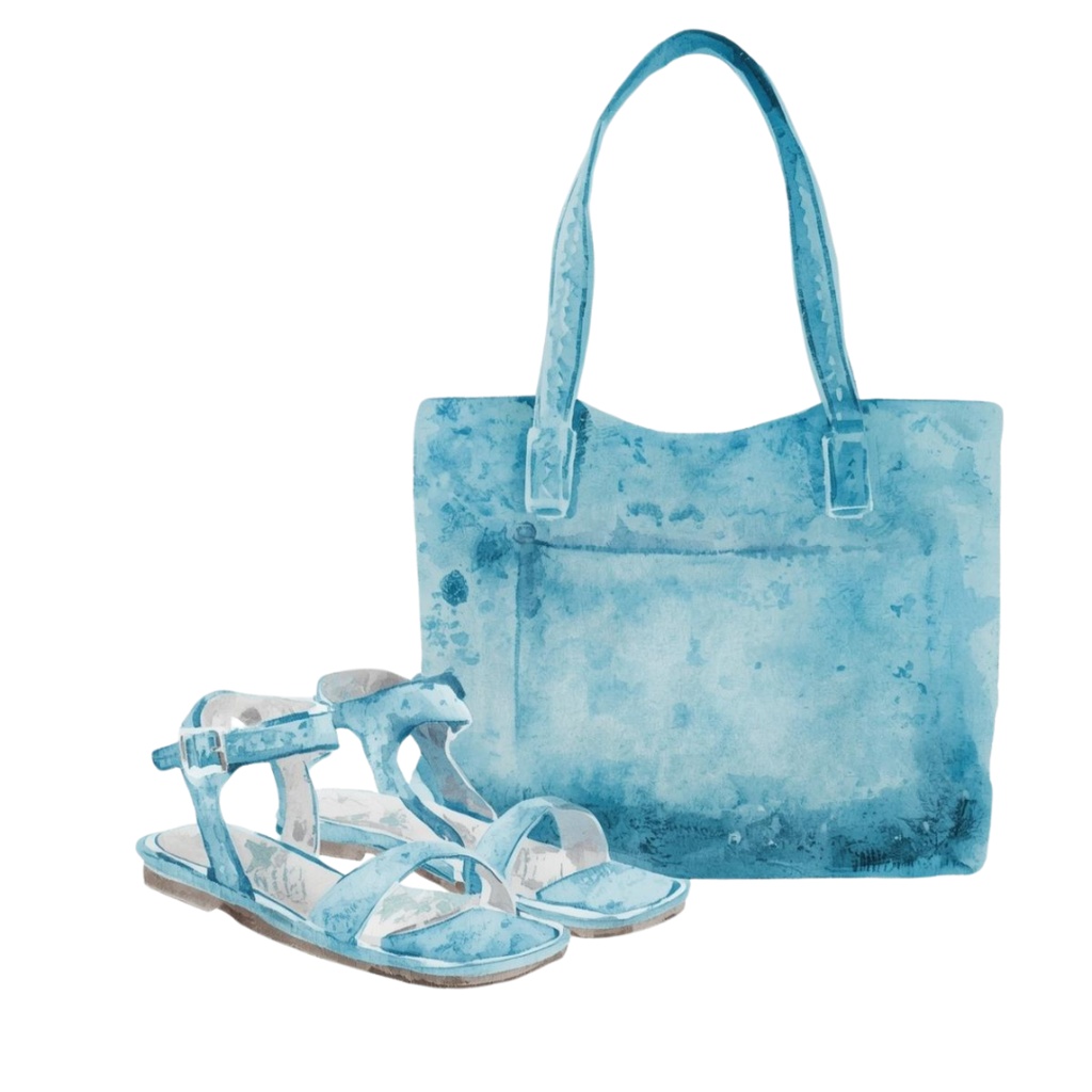 【PNG素材】大人可愛いDrive Memoriesクリップアートセット(全8種/水彩スタイル/背景透過)