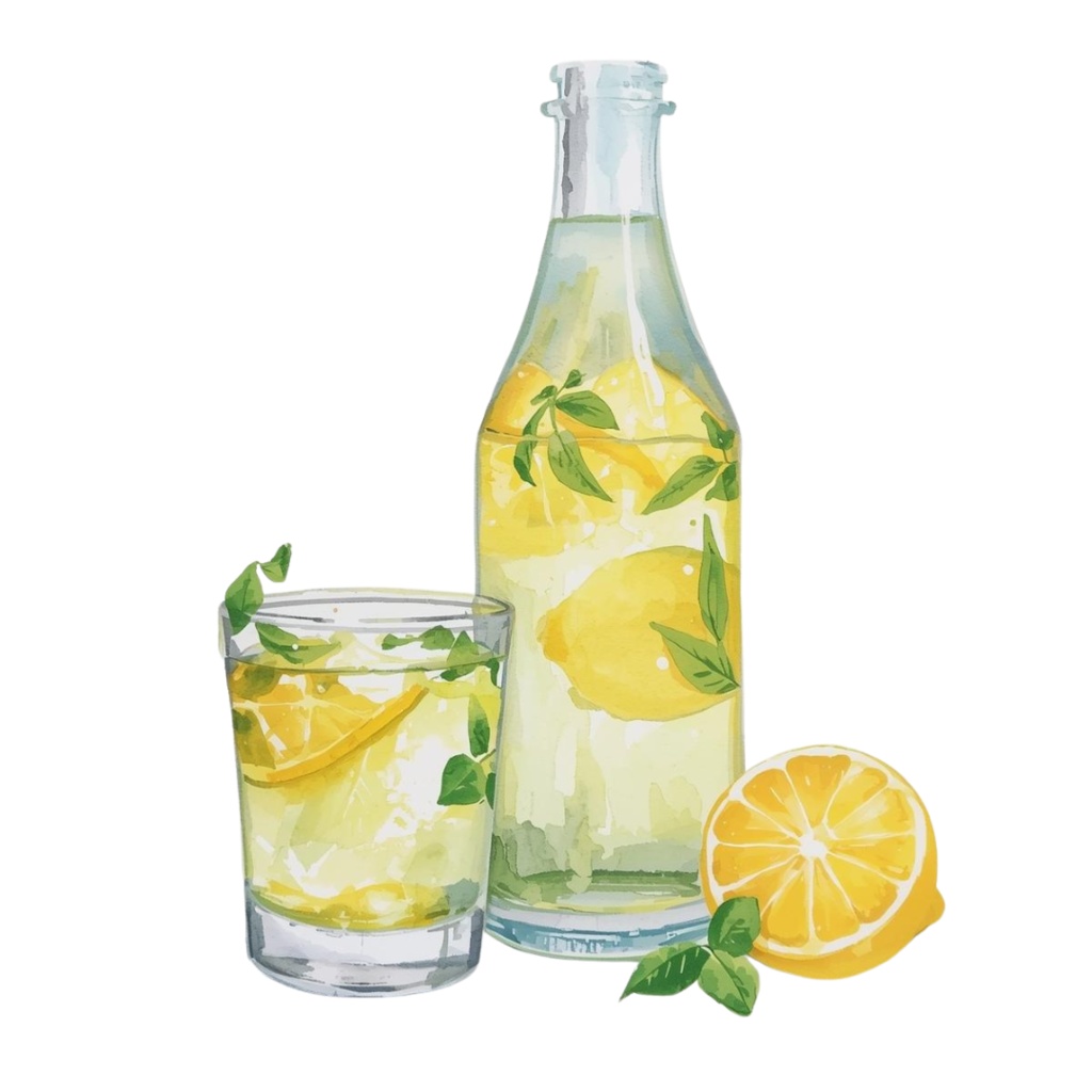 【PNG素材】大人可愛いピクニッククリップアートセット(全8種/水彩スタイル/背景透過)