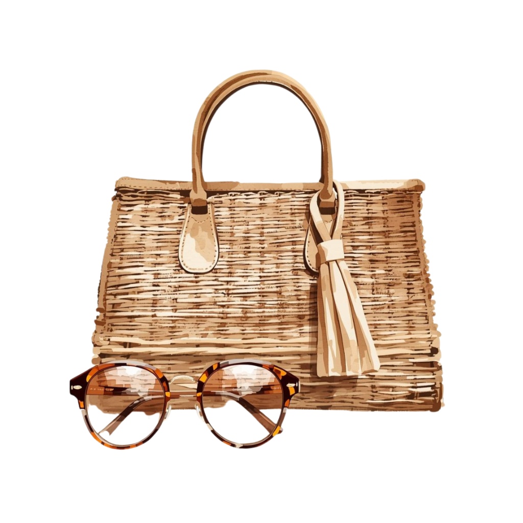 【PNG素材】大人可愛いピクニッククリップアートセット(全8種/水彩スタイル/背景透過)