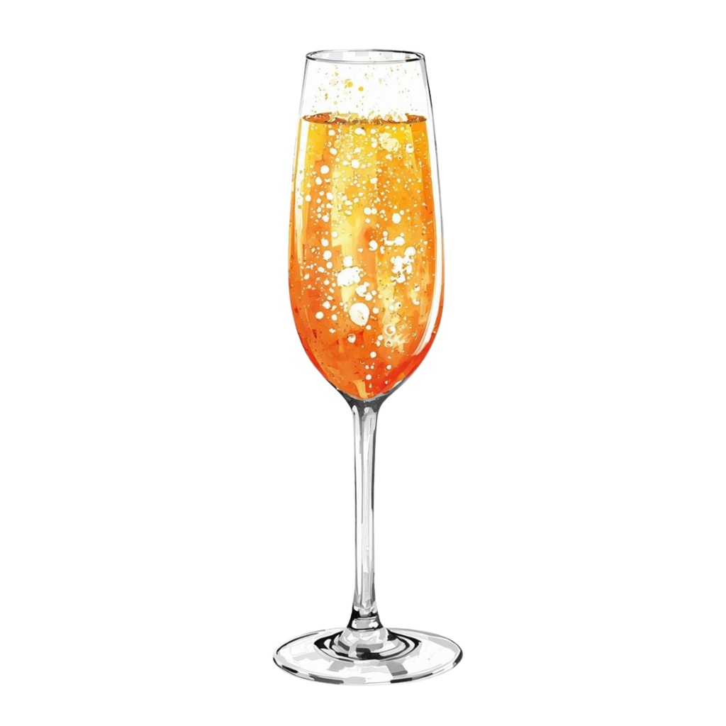 【PNG素材】大人可愛いカクテルクリップアートセット(全8種/水彩スタイル/背景透過)