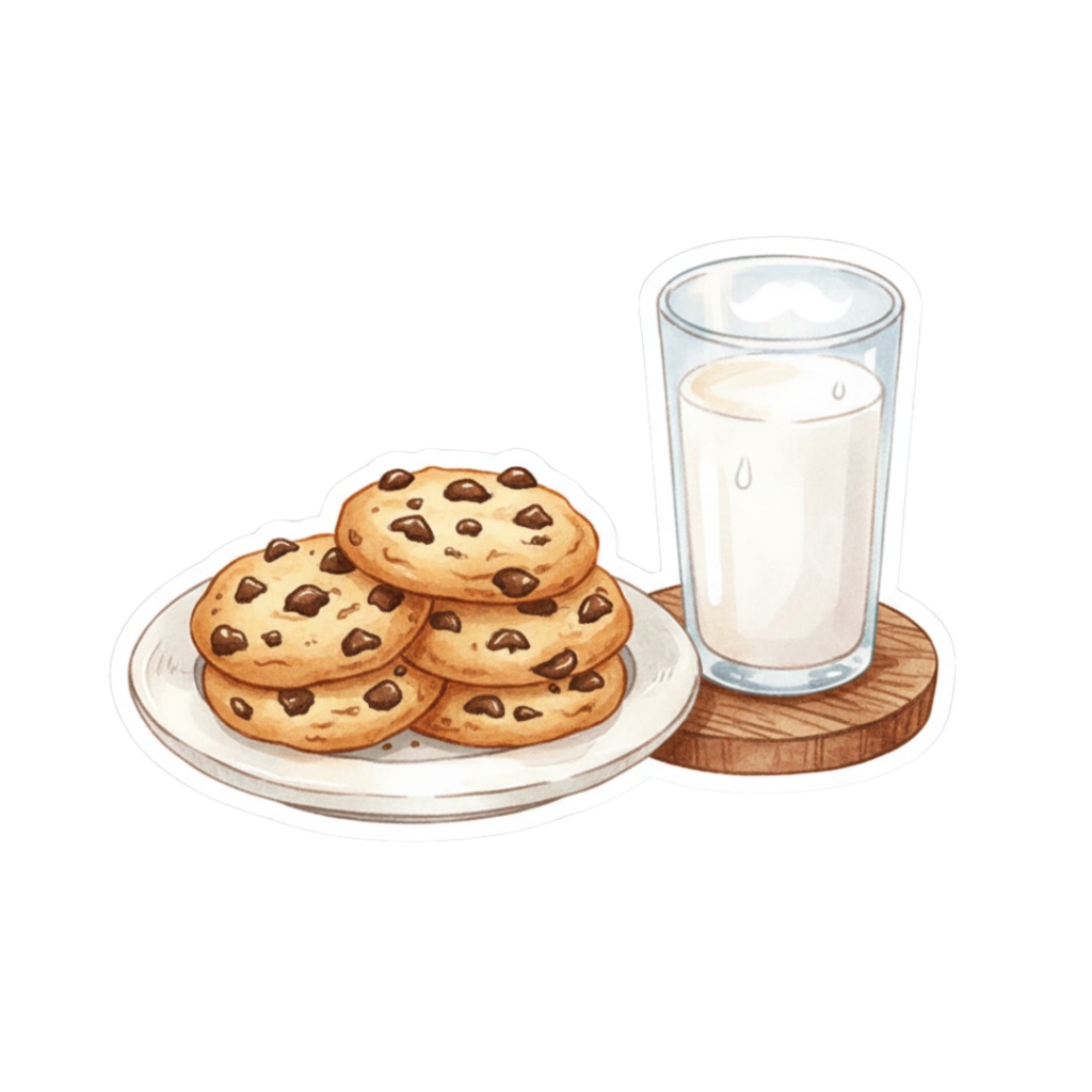 【PNG素材】大人可愛いCOZY TIMEクリップアートセット(全11種/水彩スタイル/背景透過)