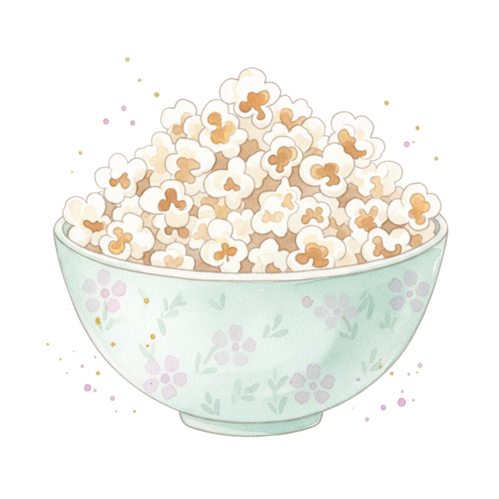 【PNG素材】大人可愛いパジャマパーティーリップアートセット(全10種/水彩スタイル/背景透過)