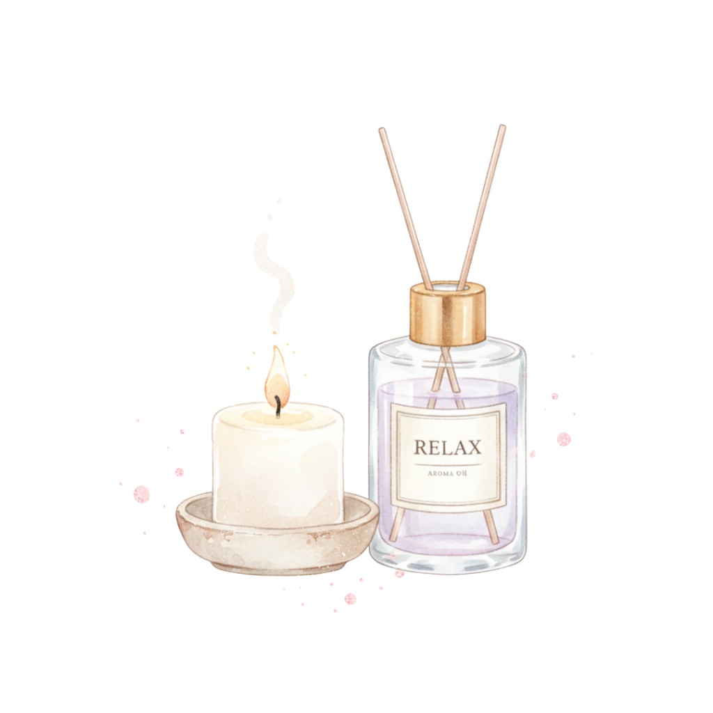 【PNG素材】大人可愛いパジャマパーティーリップアートセット(全10種/水彩スタイル/背景透過)