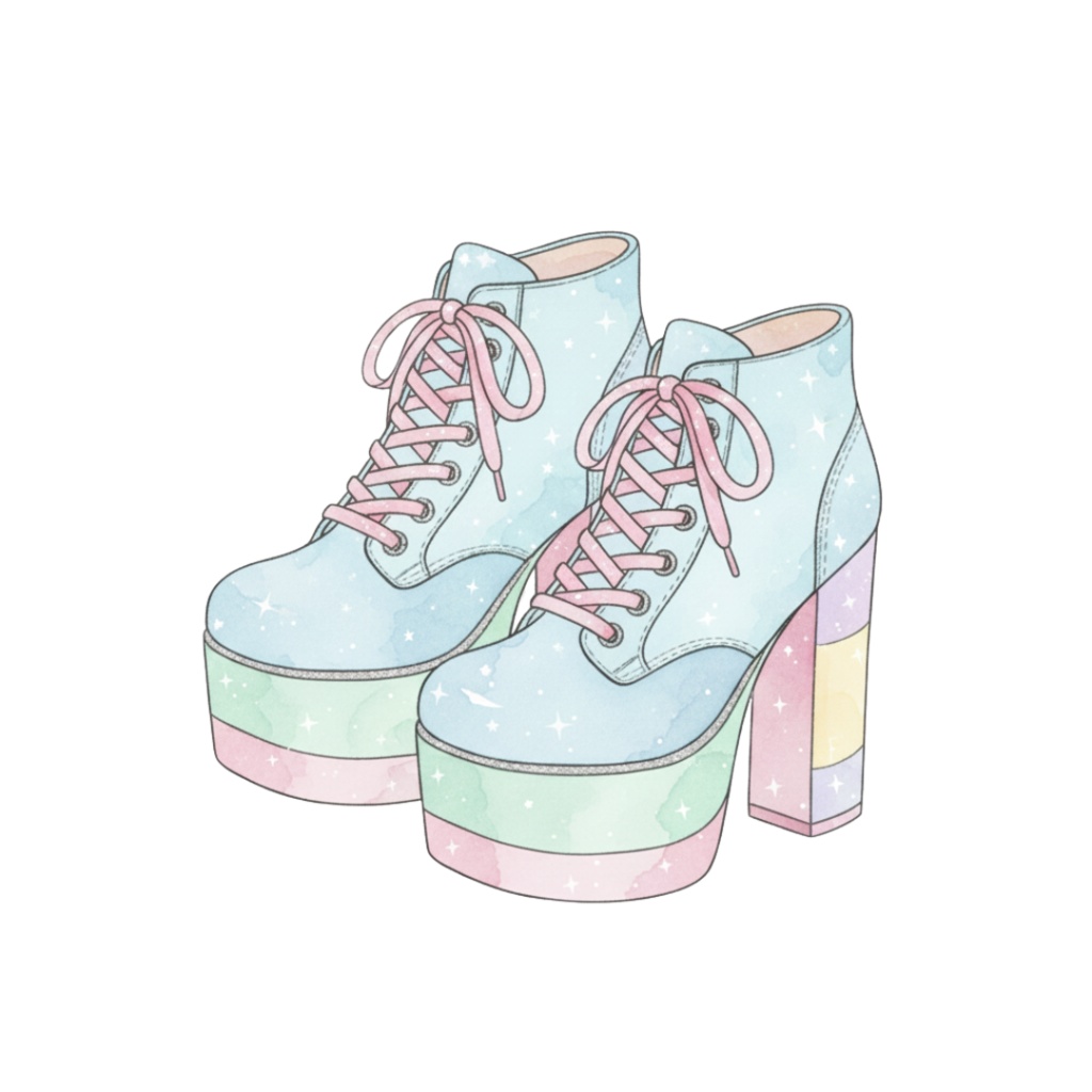 【PNG素材】大人可愛いディスコクリップアートセット(全12種/水彩スタイル/背景透過)