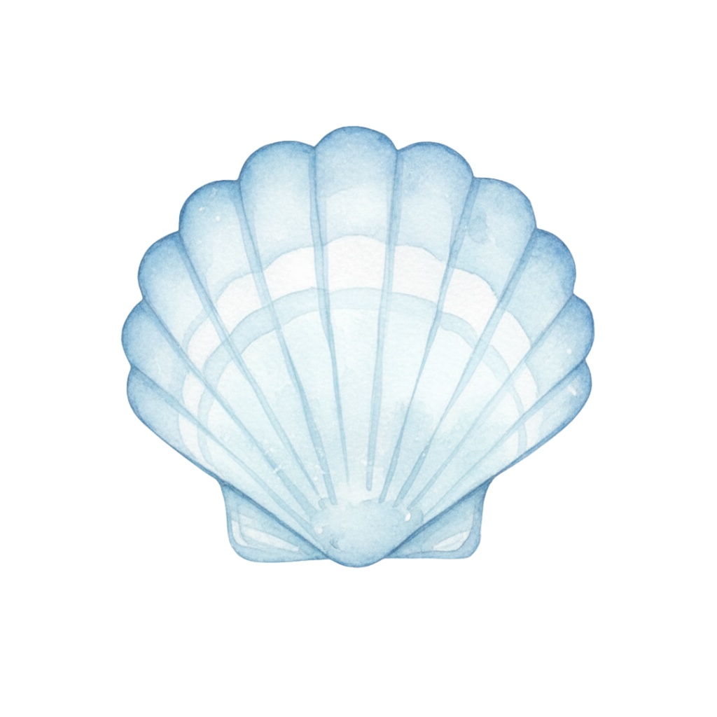 【PNG素材】大人可愛いマーメイドクリップアートセット(全15種/水彩スタイル/背景透過)