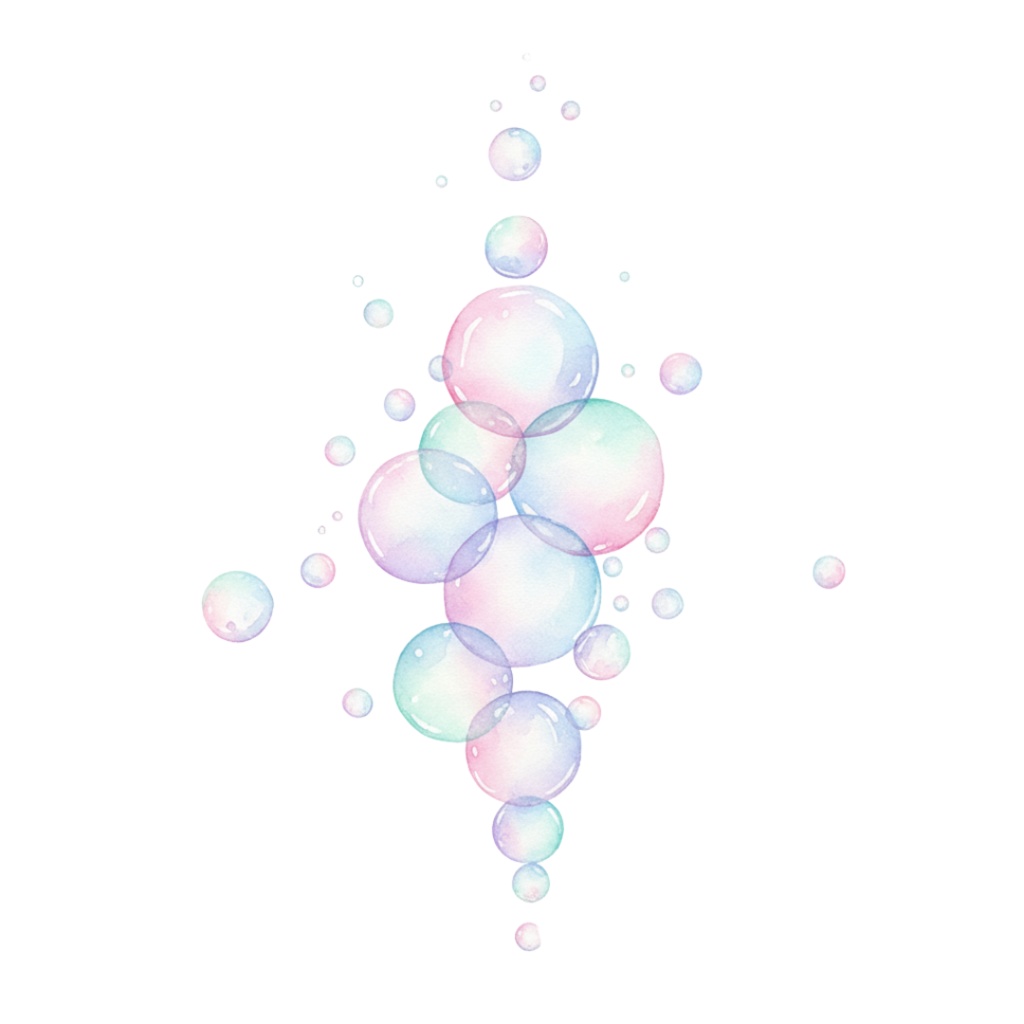 【PNG素材】大人可愛いマーメイドクリップアートセット(全15種/水彩スタイル/背景透過)