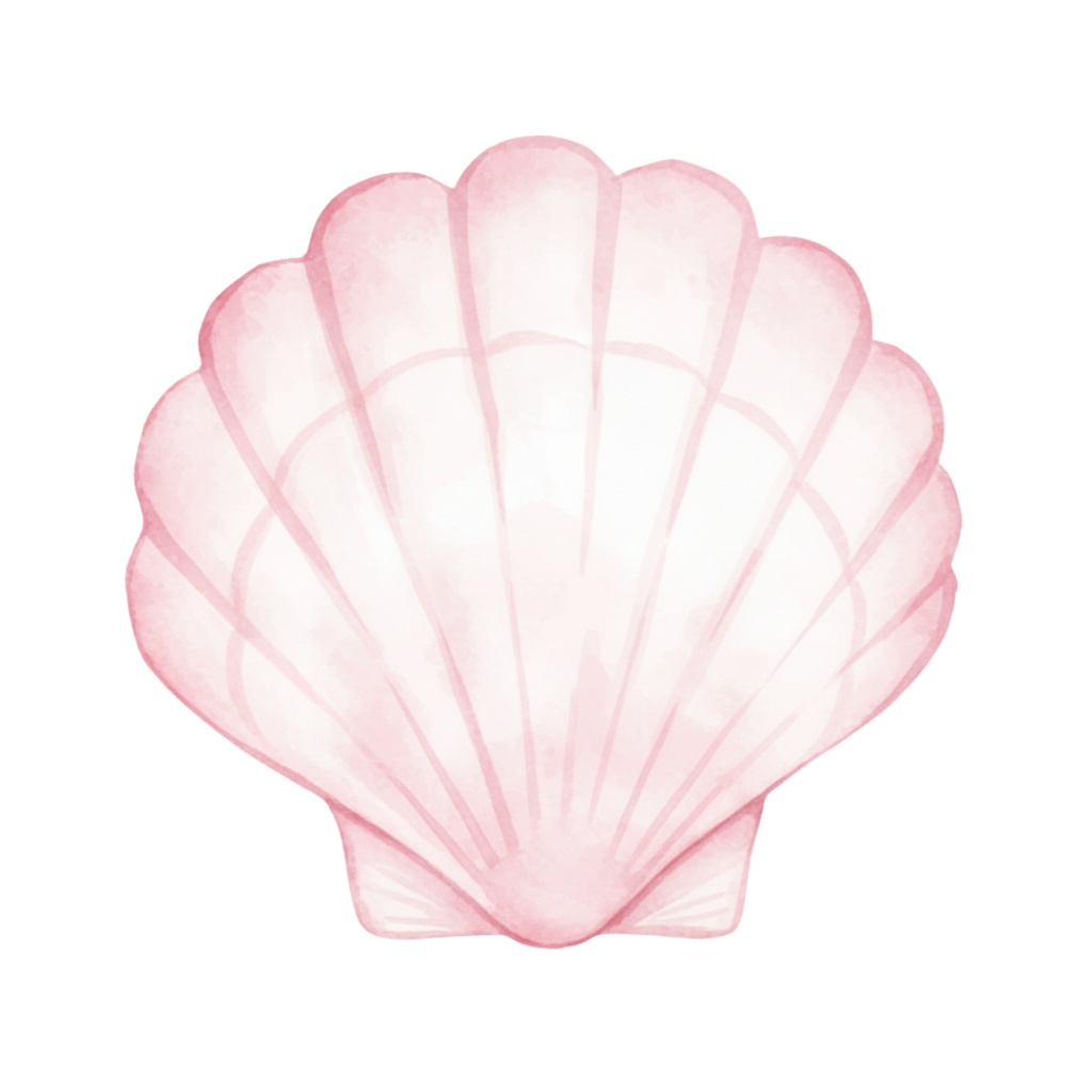 【PNG素材】大人可愛いマーメイドクリップアートセット(全15種/水彩スタイル/背景透過)