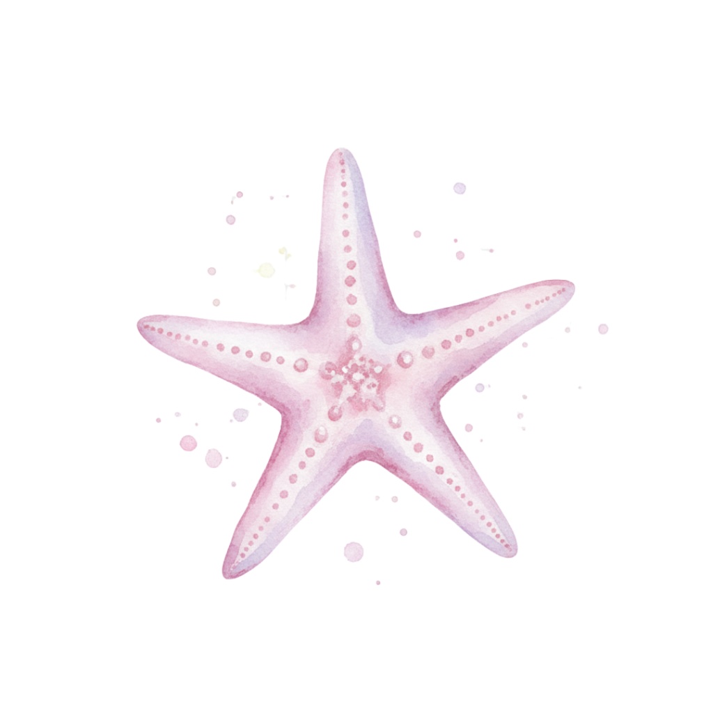 【PNG素材】大人可愛いマーメイドクリップアートセット(全15種/水彩スタイル/背景透過)