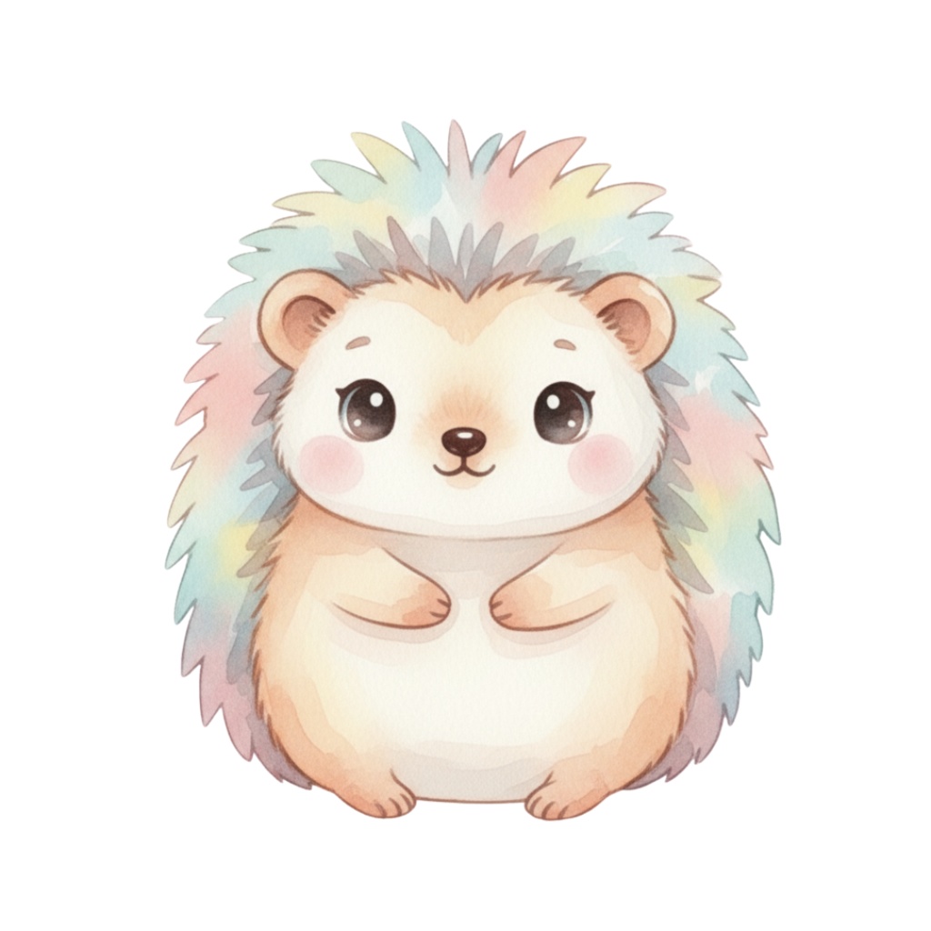 【PNG素材】大人可愛い森の仲間たちクリップアートセット(全12種/水彩スタイル/背景透過)