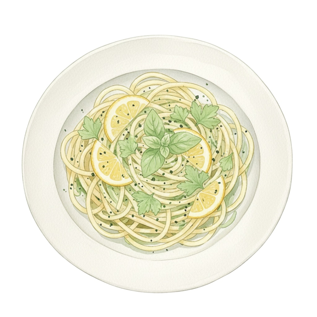 【PNG素材】レトロイタリアンクリップアートセット(全15種/水彩スタイル/背景透過)