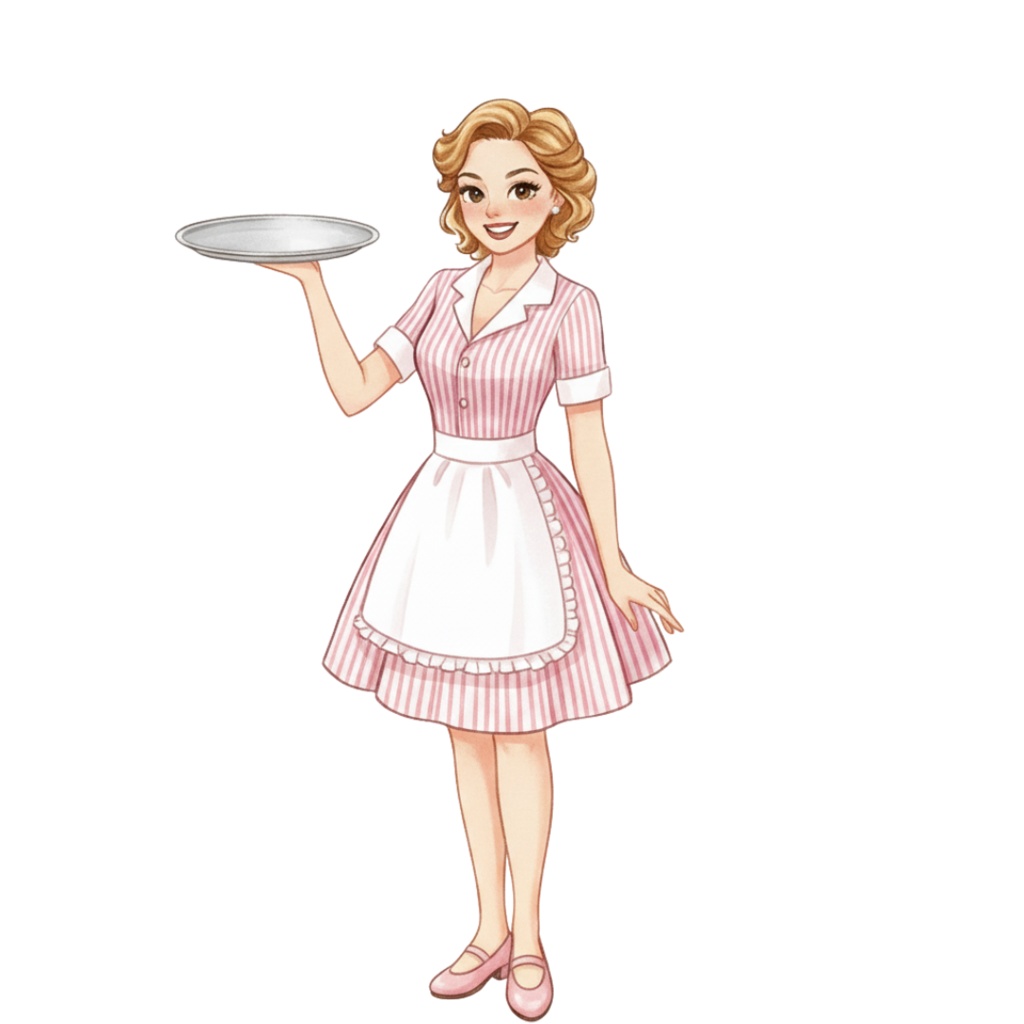 【PNG素材】レトロイタリアンクリップアートセット(全15種/水彩スタイル/背景透過)