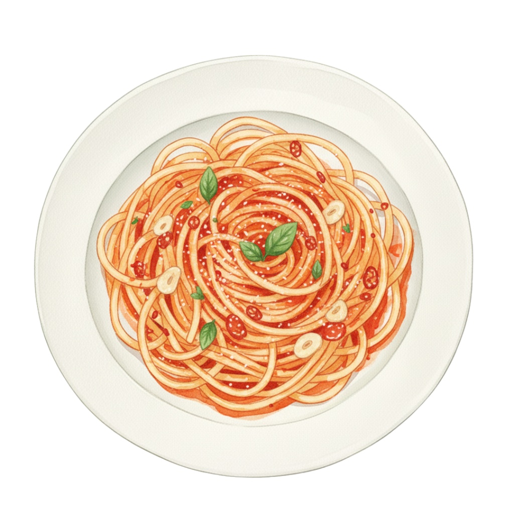 【PNG素材】レトロイタリアンクリップアートセット(全15種/水彩スタイル/背景透過)